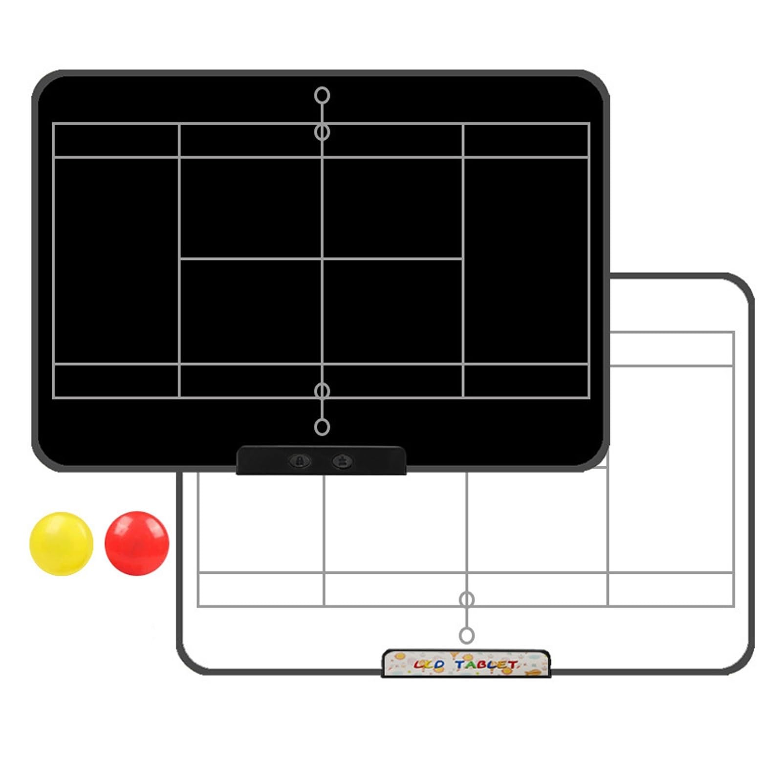 13,4-calowy Elektroniczny Wyświetlacz LCD do Treningu Piłki Nożnej, Magnetyczna Elektroniczna Tablica do Treningu Koszykówki, Czyszczenie/blokada Jednym Kliknięciem(Handball)