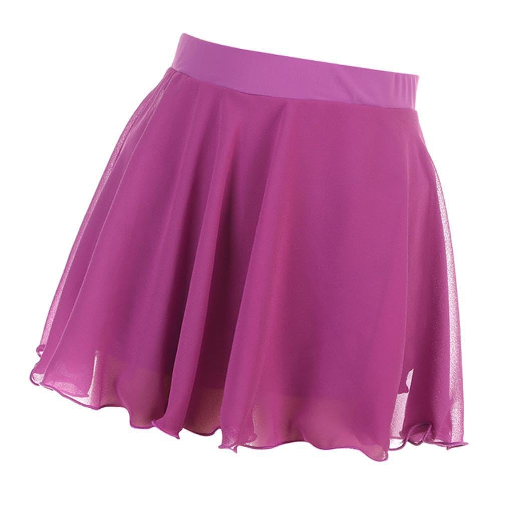 Abito da pattinaggio sul ghiaccio da donna, gonna leggera, morbido e traspirante, abbigliamento protettivo per pattinaggio sul ghiaccio, abito da
