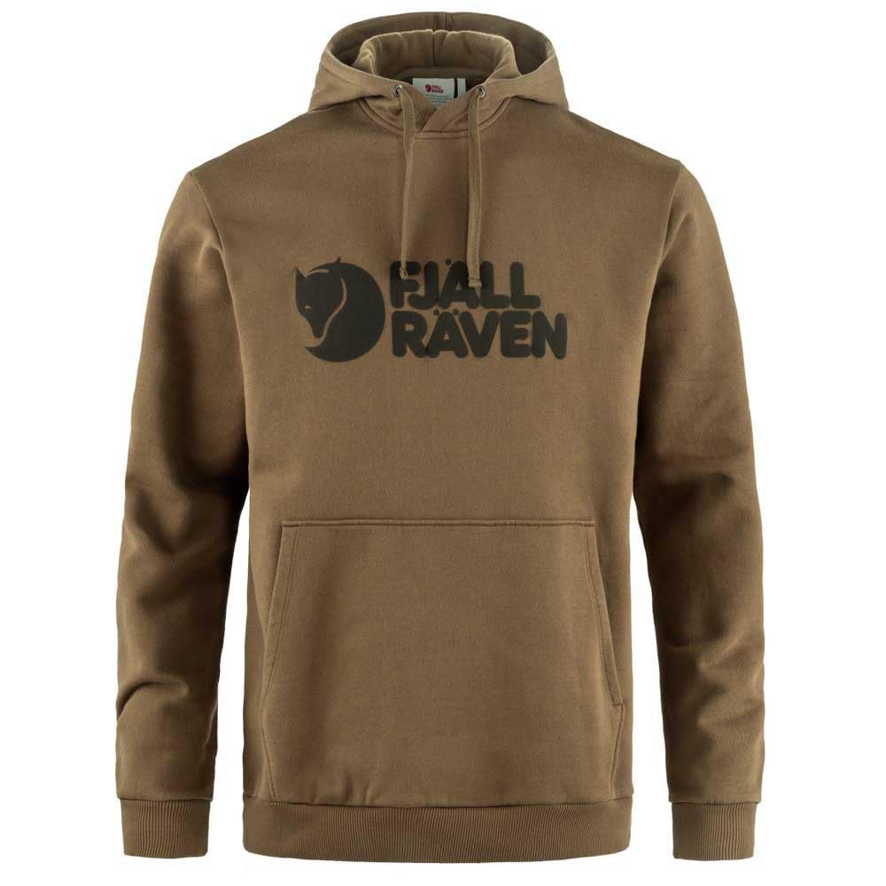 FJALLRAVEN 84144-265 Fjällräven Logo Hoodie M Sweatshirt Men's Wood Brown Size L