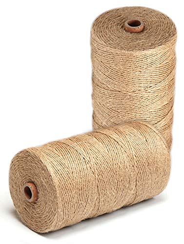 DMFSHI Cuerda De Yute, 2 PCS Yute Twine, Cuerda De Cáñamo Fuerte...