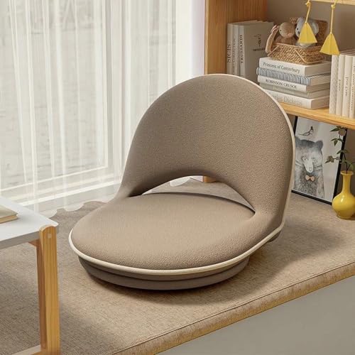 MNJVCFDS Silla De Suelo Plegable Giratoria