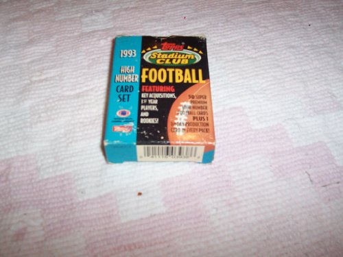 1993 Topps Stadium Club Football High Number Card Set