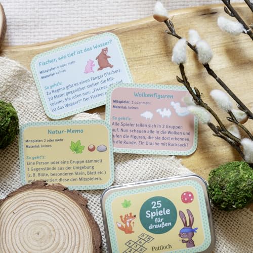 25 Spiele für draußen: Beschäftigungsideen für Kinder ab 5 Jahren und draußen spielbar ohne großen Aufwand mit Naturmaterialien