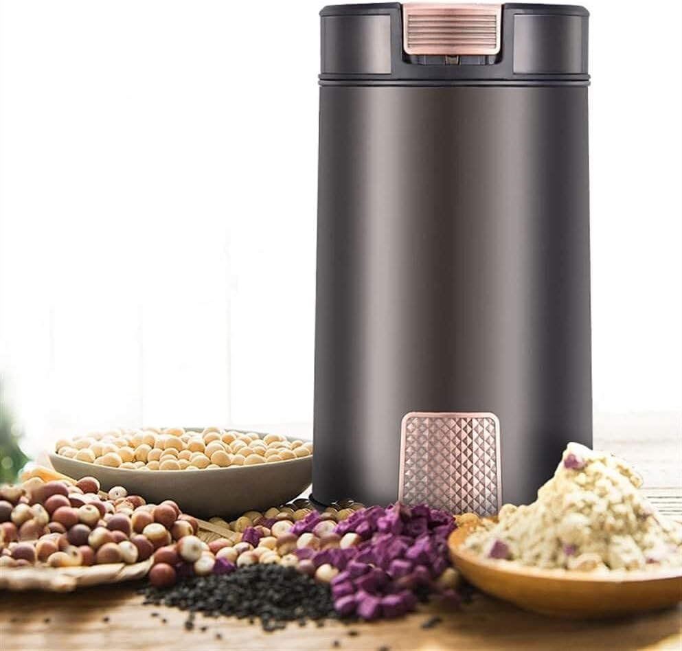 Electric Coffee Grinder, 200W Spice & Bean Grinder, Stainless Steel Blades, 50g Capacity, One-Touch Control, Multifunctional