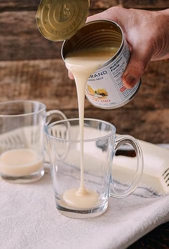 Longevity Sweetened Condensed Milk (Full Cream, Pack 2) Plus One Ninechef Long Handle Spoon #TOP2