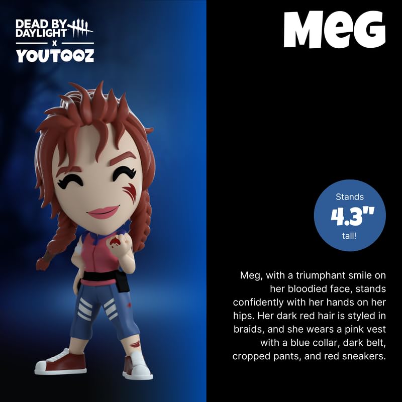 Youtooz DbD Meg 11,4 cm, boneco de vinil Dwight, coleção