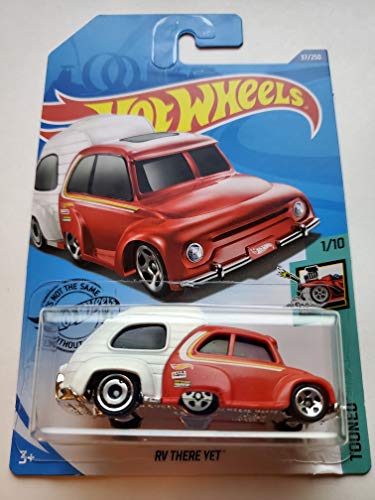Hot Wheels 2020 Tooned RV There Yet 37/250, Rojo y Blanco miniatura 1