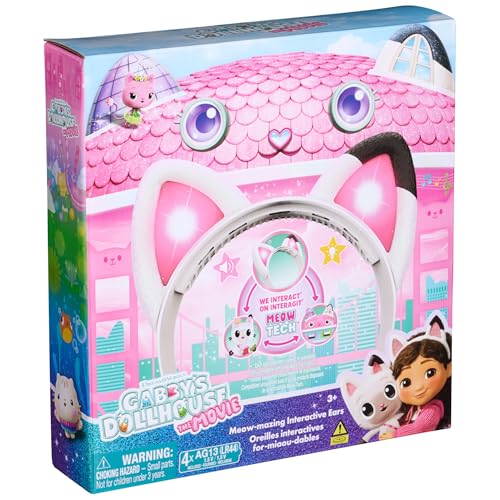 Gabby's Dollhouse The Movie, Meow-Mazing Interactive Cat Ears Headband - image 7