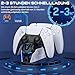 PS5 Controller Ladestation, PS5 Zubehör mit Cooles Aussehen für DualSense PS5 Controller, Ladestation für PlayStation 5/Edge Controller-Taschen