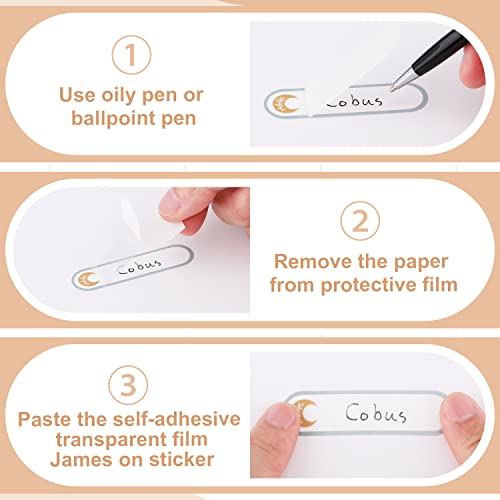 180 Pezzi Etichette per Biberon Impermeabili