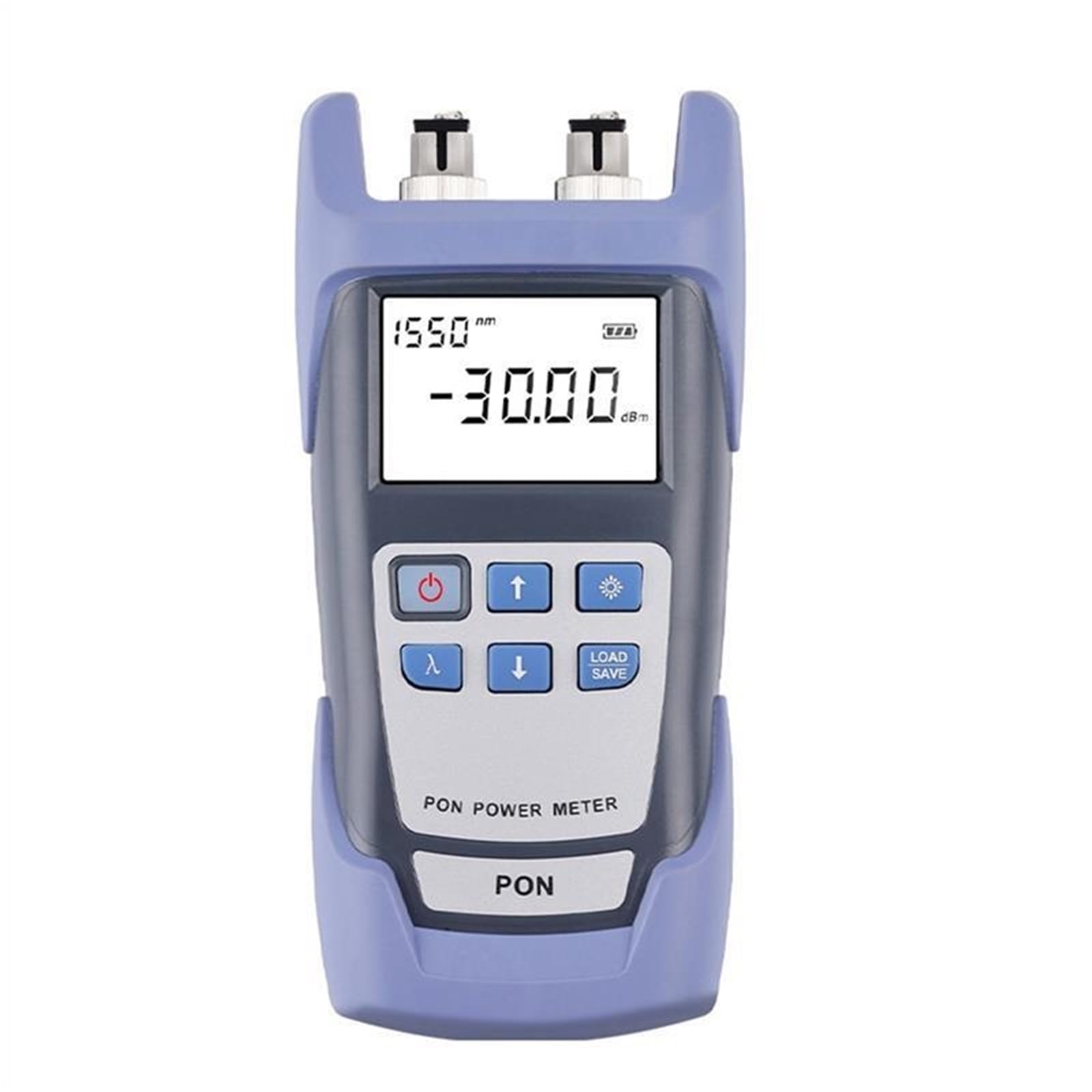 Medidor de potencia PON de fibra óptica portátil con pantalla, comprobador de red PON for FTTX/ONT/OLT 1310/1490/1550 Nm