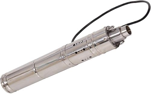 Bomba de agua de pozo profundo sumergible de 24 V CC 792 GPH de 393 pies (393.7 ft 864 vatios)