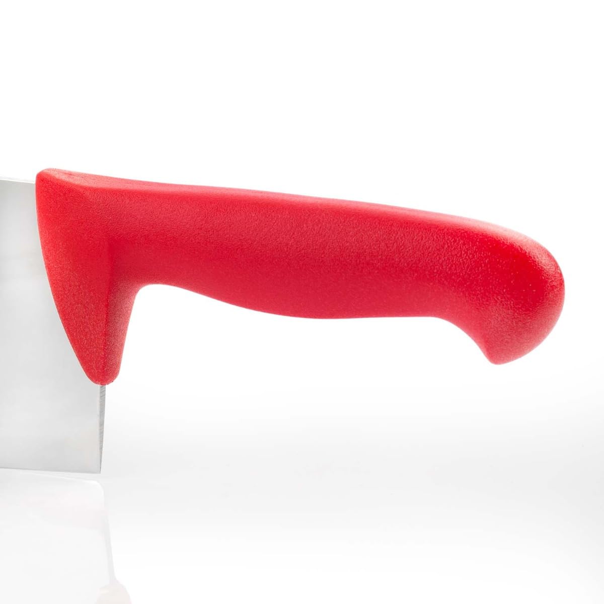 Arcos Fleischermesser aus Nitrum Edelstahl - Ideal für den intensiven und dauerhaften Gebrauch - Roter Polypropylengriff mit Farberkennungssystem - Serie 2900, Farbe Rot