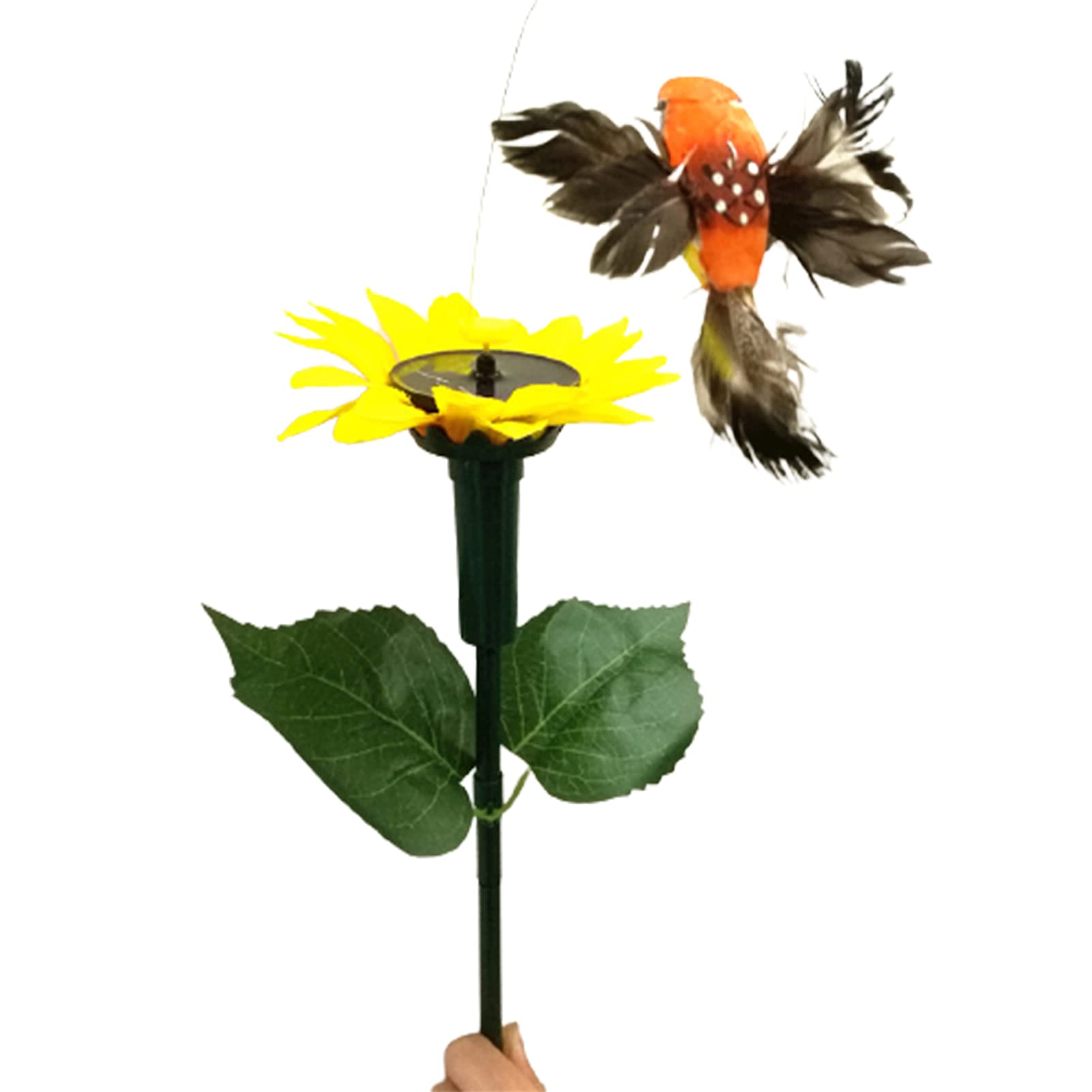 Syfinee Solar Powered Dancing Fluttering Butterflies Flying Hummingbird Garden Plants Flowers Stake Yard Lawn Decor