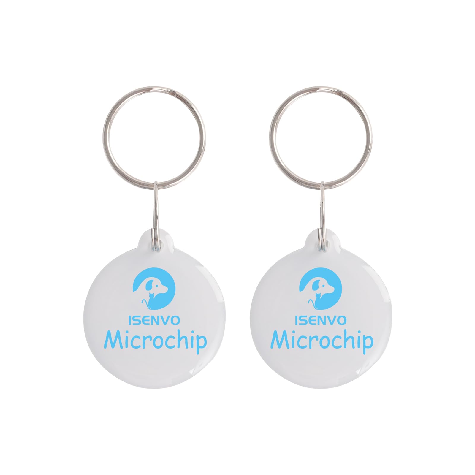 2 PCS RFID Collar Tags, Compatible with ISENVO Microchip Pet Feeder