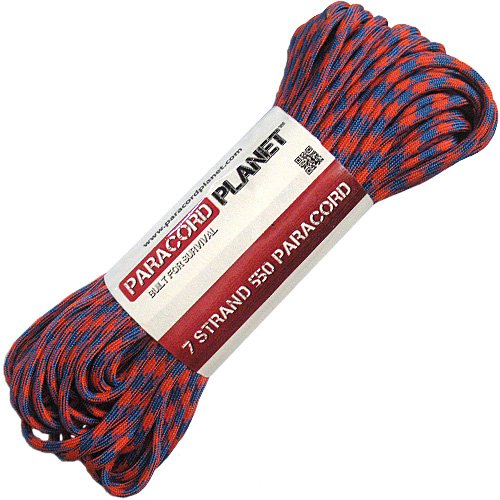PARACORD PLANET 25 Feet Nylon 550lb Type III 7 Strand Paracord Mets โ image 1