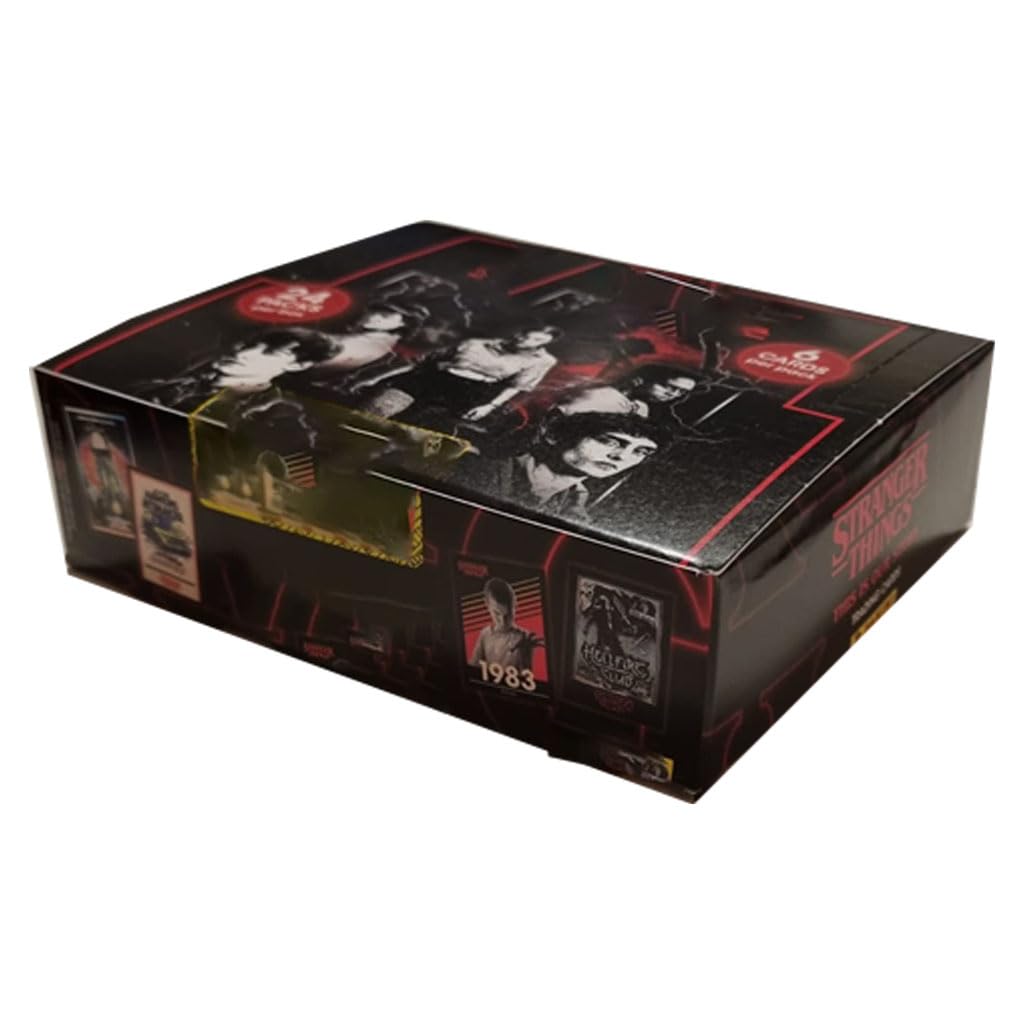 Panini Stranger Things Trading Cards | 1x Display | 24 Booster | Sammelkarten Kollektion 2025 | Trading Card Box für Sammler & Fans