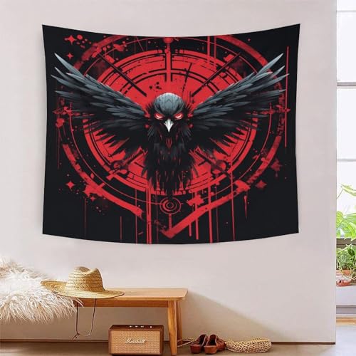 Tapisserie murale aigle 3D en polyester souple pour deco chambre