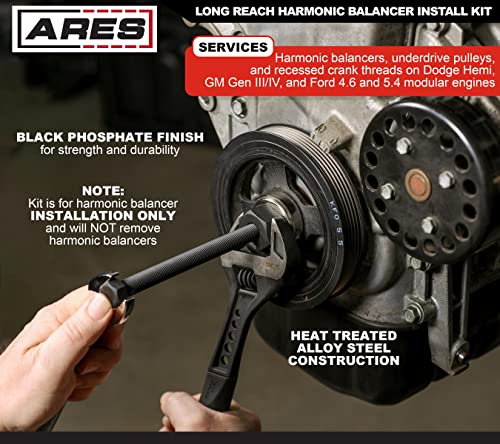 Image of ARES 15087 Long Reach Harmonic Balancer Installer Kit - Extra Long