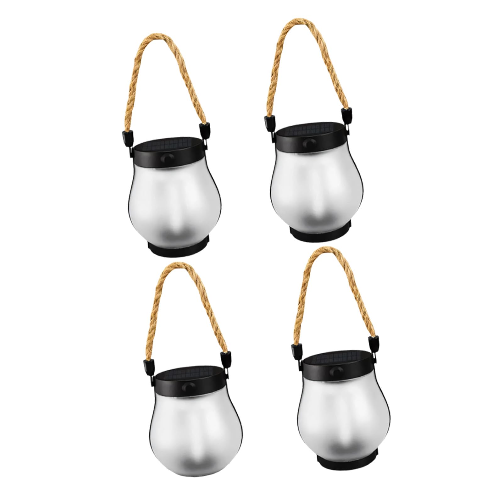 NVOQILIN 4pcs Solar Flame Lights with Flickering LED and Camping Decor for Garden Patio Garden Solar