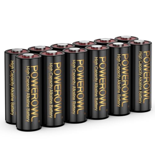 POWEROWL 23A 12 Volt Battery 12 Pack, Alkaline A23 12V Battery for Remote
