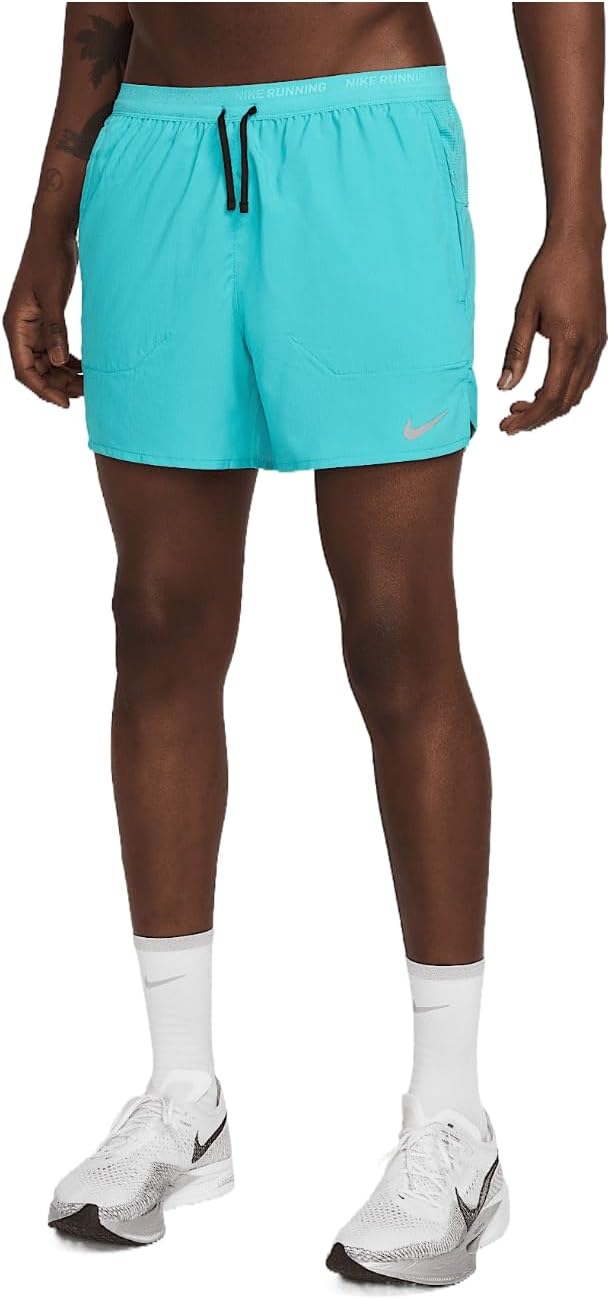 Nike Stride Men's Dri-FIT 5" Brief-Lined Running Shorts (Dusty Cactus/Black, DM4755-345) Size Medium Tall
