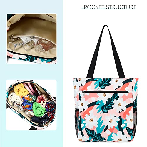 abshoo Water Resistant Lightweight Beach Bag Women Tote Bag for Gym Travel Nurs Bag4