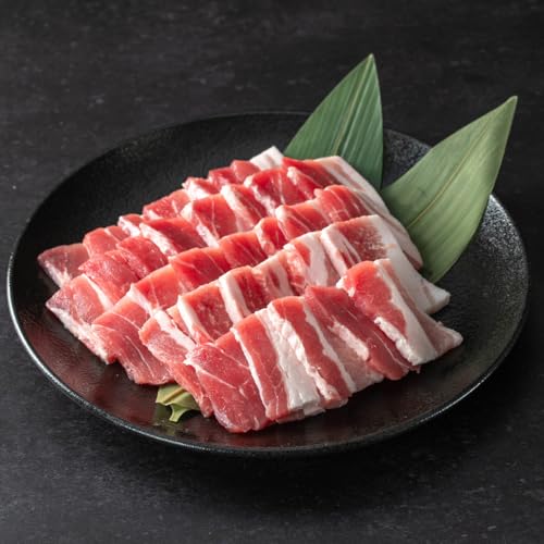 小迫ストアー 鹿児島県産豚 三枚肉厚切り 焼き肉向け (600g) 豚肉 バラ スライス[小迫ストアー]