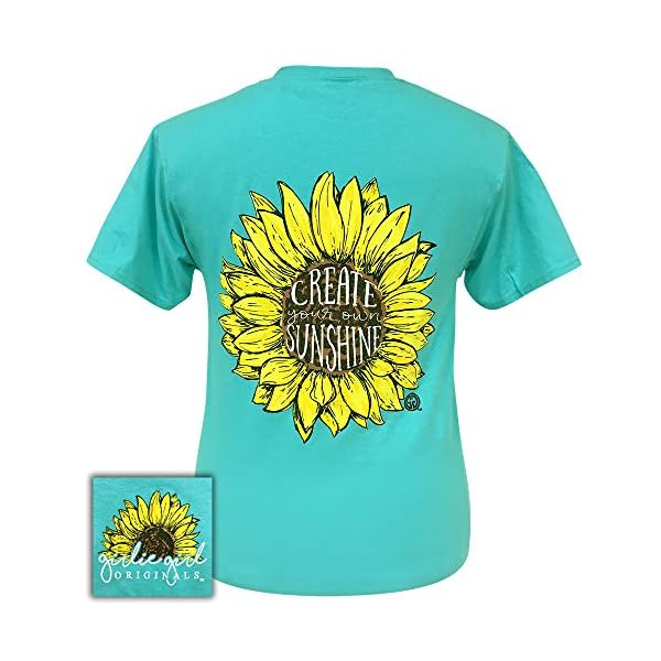 Girlie-Girl-Originals-Create-Your-Own-Sunshine-Scuba-Blue-Short-Sleeve-T-Shirt Girlie Girl Originals Create Your Own Sunshine Scuba Blue Short Sleeve T-Shirt (Large)