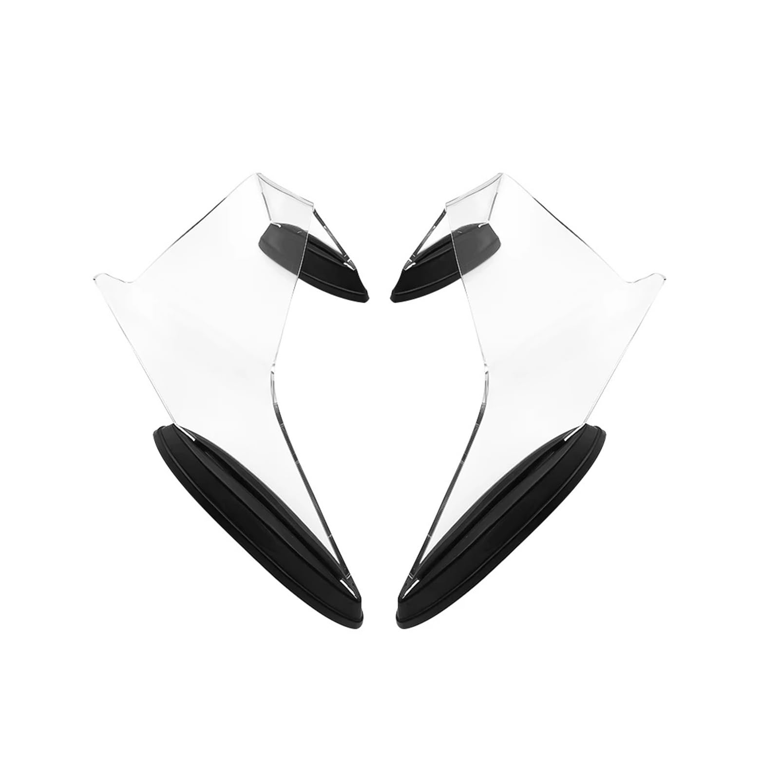 Aileron aérodynamique pour Kawasaki ZX-10R 2022-2024 transparent en ABS