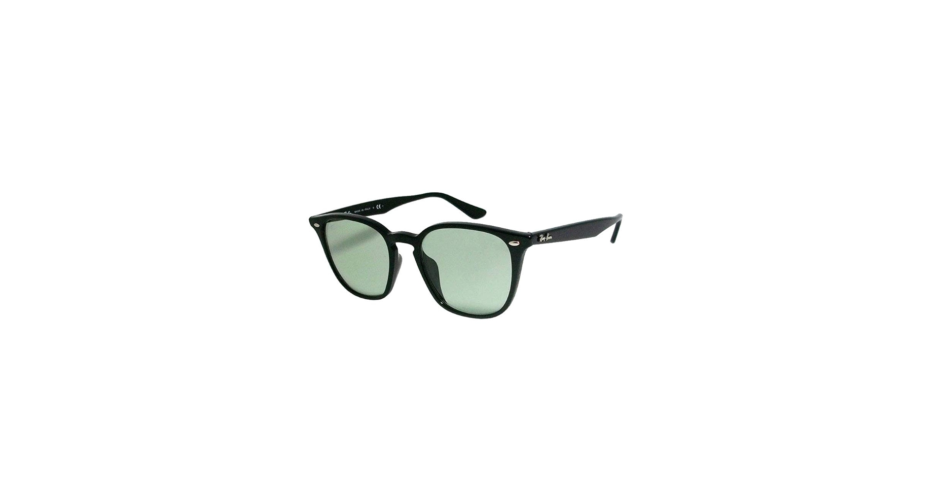レイバン　サングラス　RB4258-F 601/2 ブラック　ライトグリーン Amazon | RayBan サングラス レイバン れいばん RB4258F 52 601