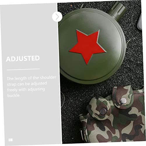 Gafoki 1 Set Outdoor Flagon Kettle Stainless Steel Kettle Bike Hydroflask Metal Pocket Flask Large Drinking Flask Running Water Bottle Camping Supplies Cycling Flask Polyester #TOP4