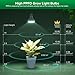 SANSI Dimmable Grow Light Bulb, Full Spectrum with Remote Control, Auto On Off Timing 4 8 12 Hrs, 5W PAR20 (75 Watt Equiv) Grow Lamp with Optical Lens for High PPFD, Energy Saving for Indoor Plants