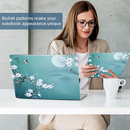 12.1 13 13.3 14 15.4 15.6 Inches Laptop Skin Sticker Decal Universal Netbook Skin Sticker Reusable Notebook Art Decal Protector Cover Decal By Aortdes (Birds & White Flowers) #TOP4