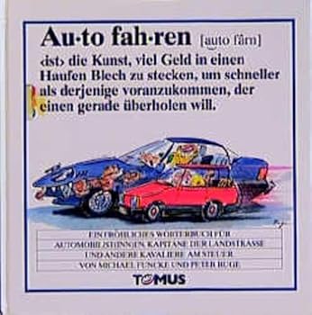 Hardcover Autofahren. Ein fröhliches Wörterbuch. [German] Book