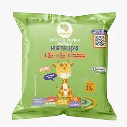 Biscoito de Polvilho Hortaliças Vegano Orgânico Crilancha 20g