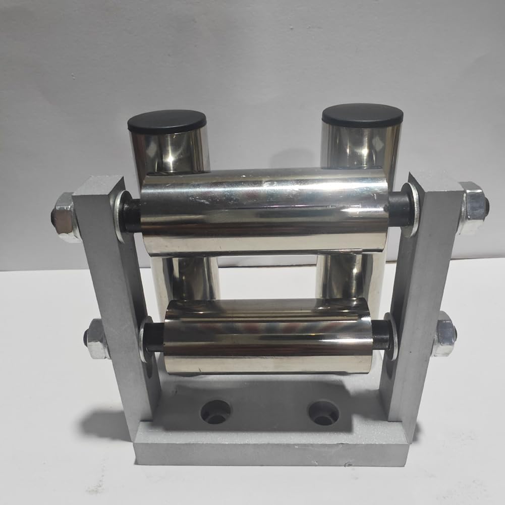 Seilführungsrolle mit 4 Rollen für Drahtseile, 2:1-Rollensystem, Silber, QP30 (QP20)
