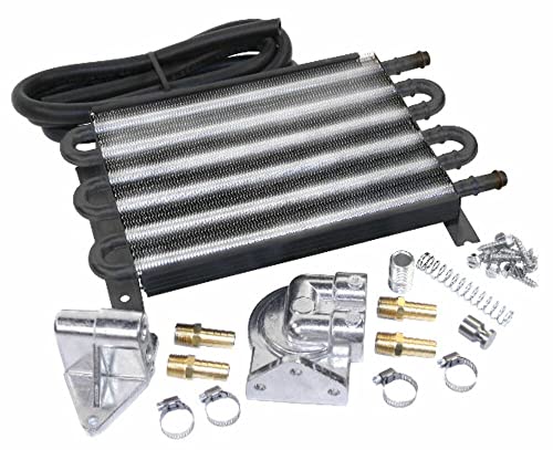 Empi 00-9276-0 6-Pass Oil Cooler Kit, 1/2" Hose Barb, w/Booster Kit