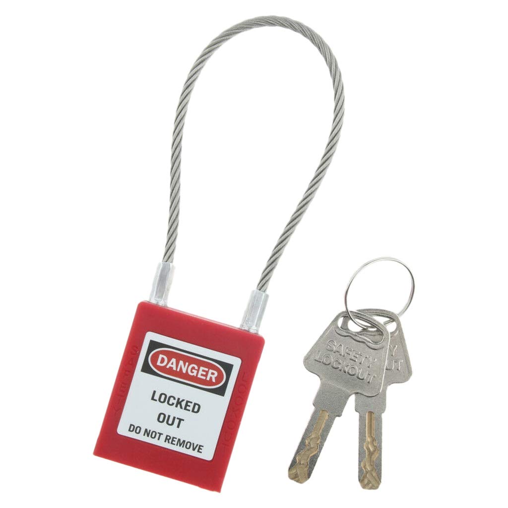 Turodeuo Engineering Padlock Rope Long Beam Lockout Tag Out Isolation Lock Isolation Padlock Lockout Padlock