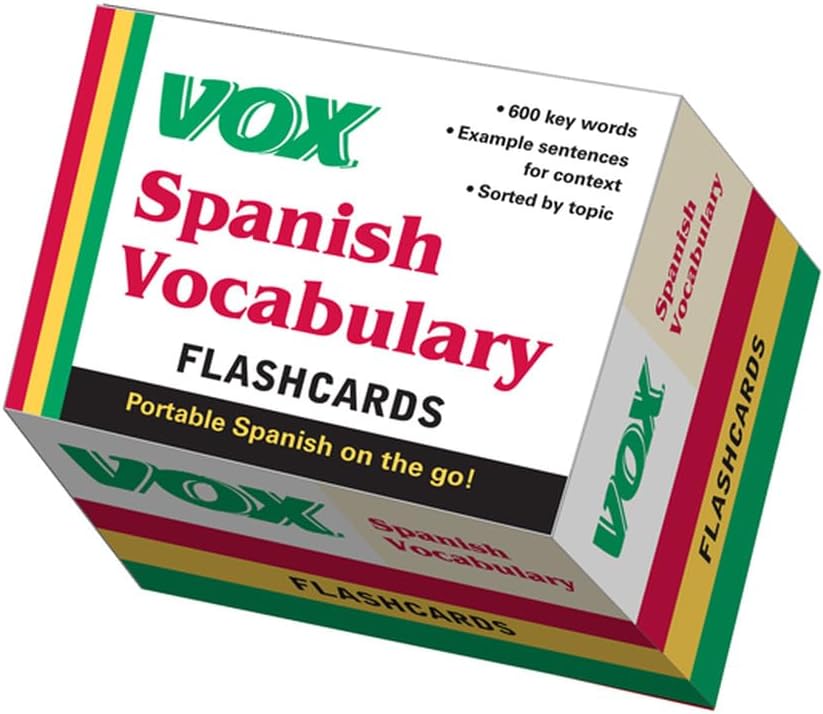 VOX Spanish Vocabulary Flashcards