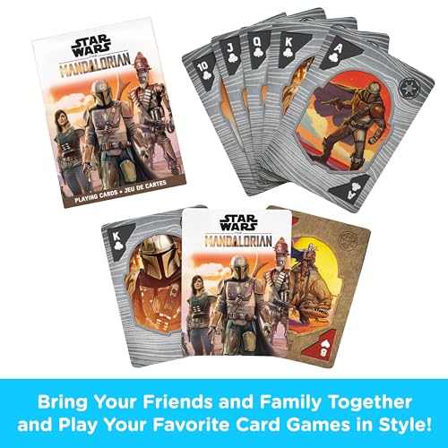 Baraja de Cartas Star Wars The Mandalorian Tamaño Poker miniatura 4