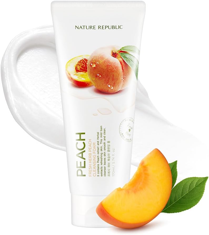 Fresh Herb Peach Cleansing Foam 170ml