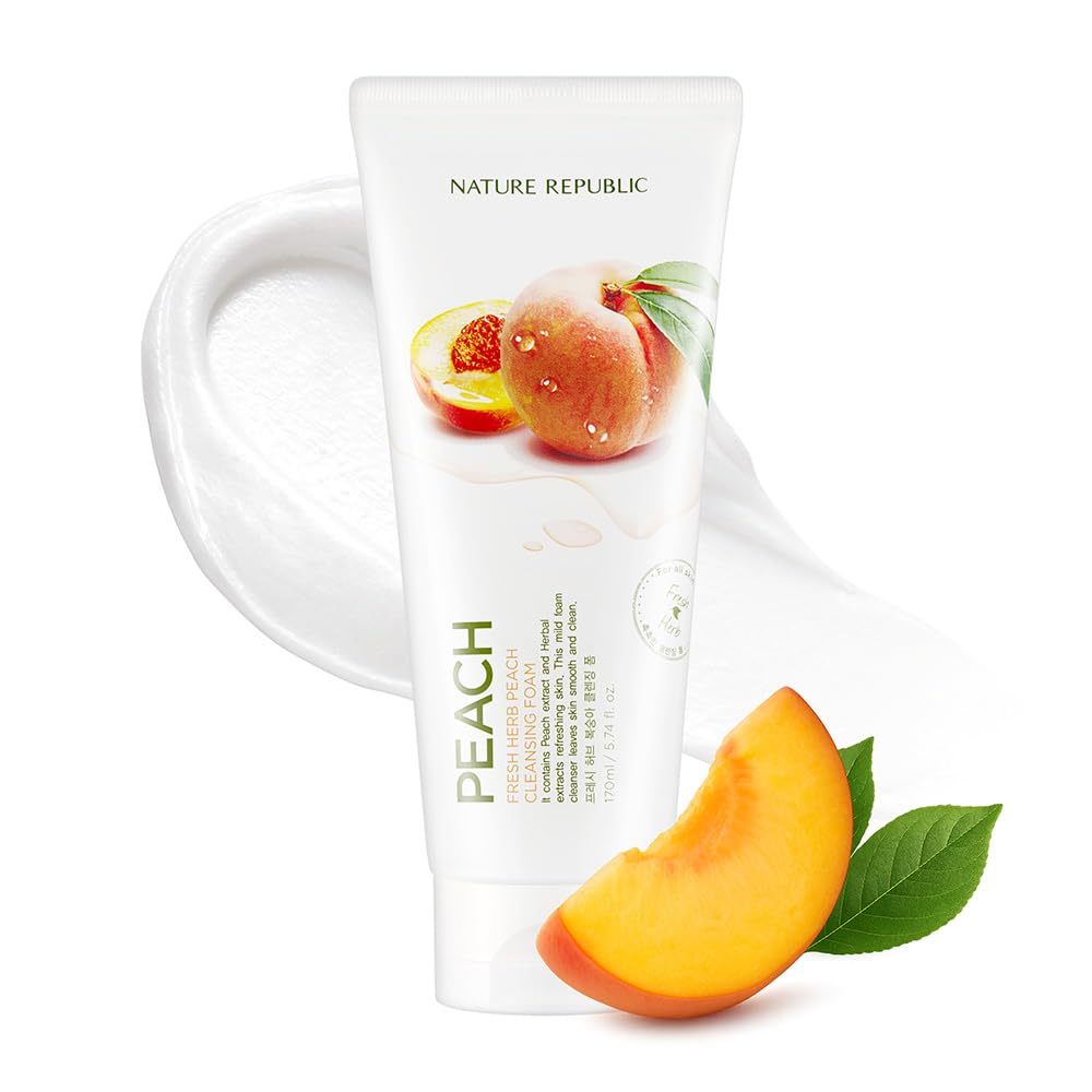 Nature RepublicFresh Herb Peach Cleansing Foam 170ml