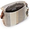 Sakroots Artist Circle Foldover Crossbody Bag in Eco-Twill, Multifunctional Purse