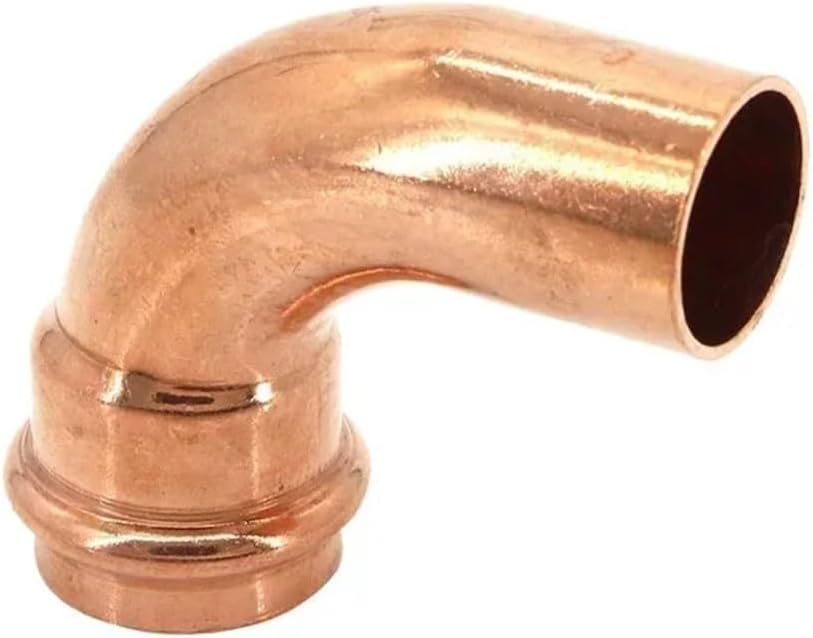 I.D 22-28mm TP2 銅継手圧縮エルボ 90度ジョイント V字型圧縮(28mm V)