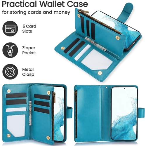 Coque Samsung Galaxy S22 YM020 Bleu evite les rayures et chutes accidentelles