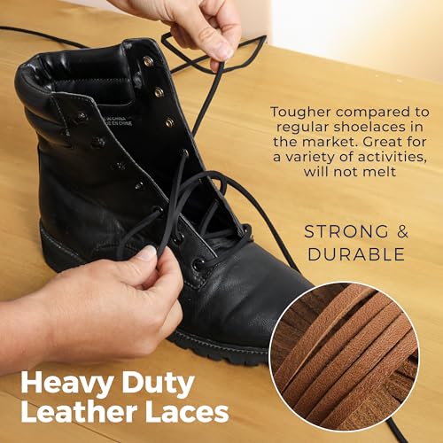 Tofl Logger Style Leather Boot Laces thumb #6