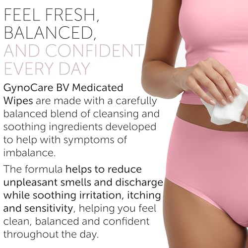 Image of Bacterial Vaginosis Feminine Wipes for Odor, Itching & Discharge Pack of 4