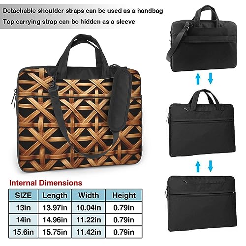 Bolso tipo bandolera para laptop KHiry tejido miniatura 3