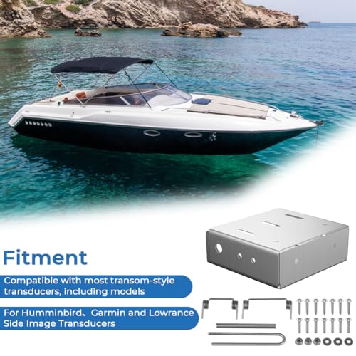 WIKIBB for Humminbird Garmin Lowrance Side Image Transducers Spring Back Bracket Kit